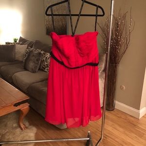Short plus size bridesmaid dress